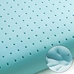 Soft Memory Foam Pillow,Gel Pillow for Sleeping,Ventilated and Breathable Cooling Pillow,Oreiller Mousse Memoire,Oeko-TEX & CertiPUR-US Double Certification,60x36x13cm (1 Pack)