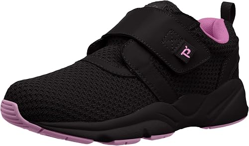 Propét Stability X Strap - Zapatillas de Deporte para Mujer, Color Negro, Talla 