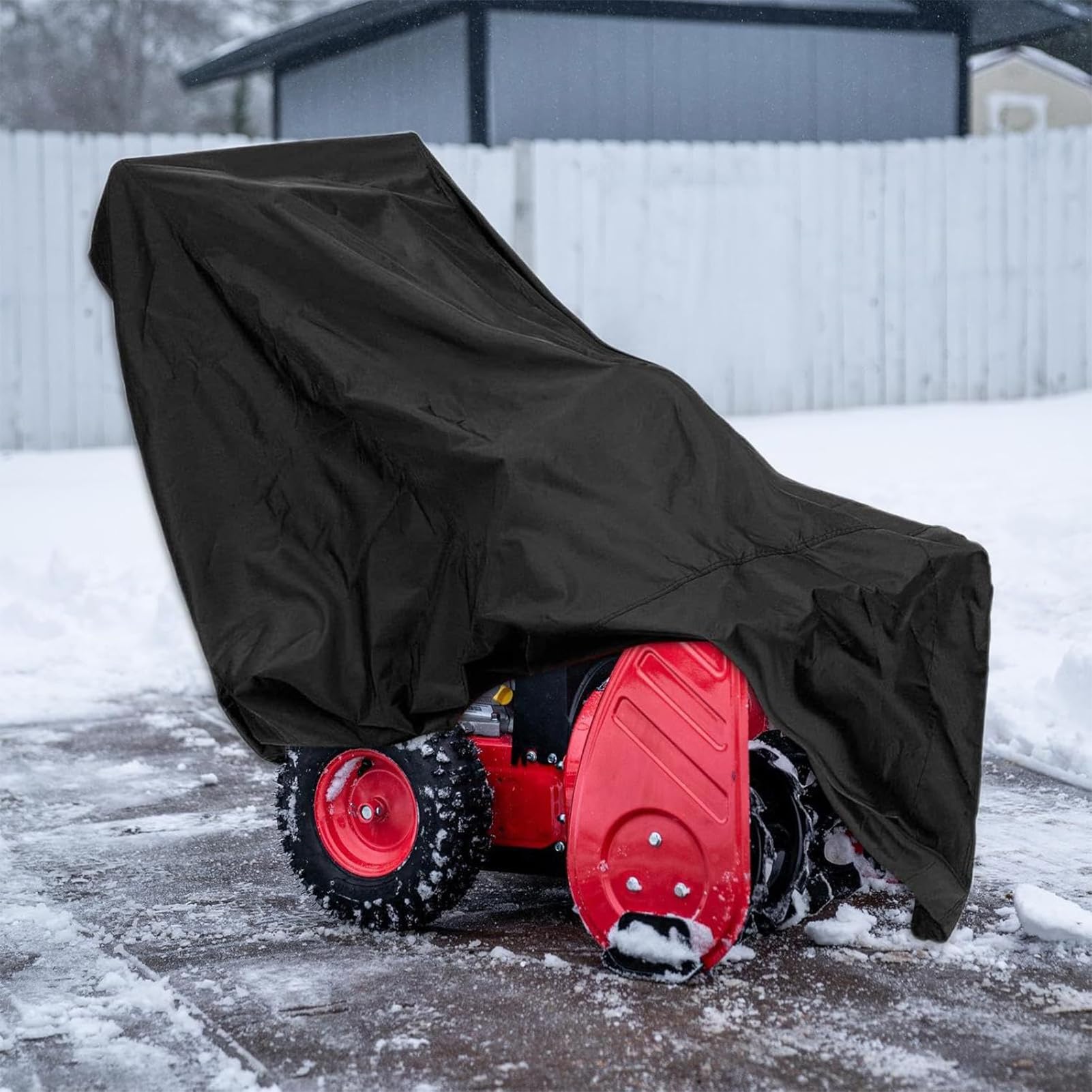Copertura per soffiatore da neve | chiusura a rilascio rapido | copertura protettiva per soffiatore di neve, per giardini, terrazze, , feste, all'aperto, corsi e balconi