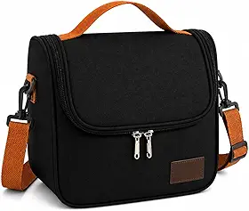 Bolsa Térmica Lancheira com Marmita Hermética e Alça de Ombro – Conserva Quente e Frio, Impermeável, Ideal para Trabalho, Academia e Dia a Dia