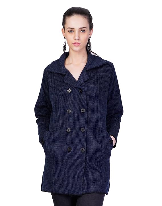 navy blue maxi coat