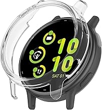 FINON GARMIN vivoactive5 Case, Bumper Case, Lightweight, Easy Removal, Simple, Simple Package (Clear)