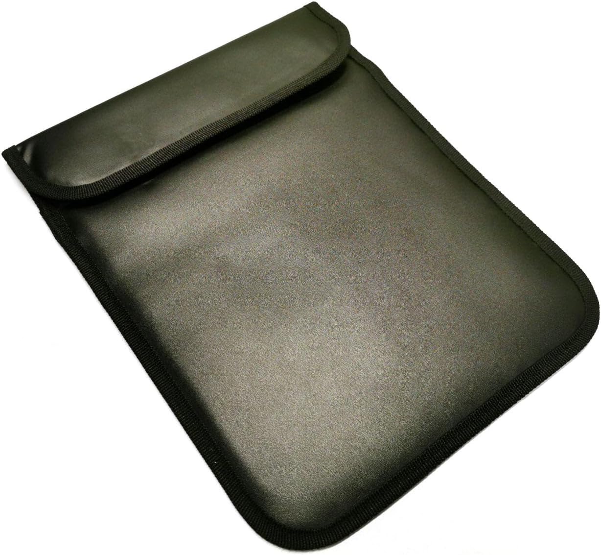 Lightweight PU Leather Faraday Bag Wireless Signal Shield Compatible with Tablet Up to 10.2 Inch - Shield 5G 4G WiFi BT NFC RF