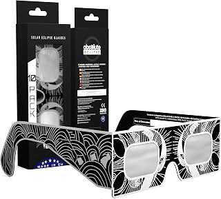 articulo Absolute Eclipse Gafas reflectantes para eclipse solar al por mayor – Probado ISO 12312-2 y certificado CE – Fabricante de la UE recomendado por AAS – Eclipse Europe 2026