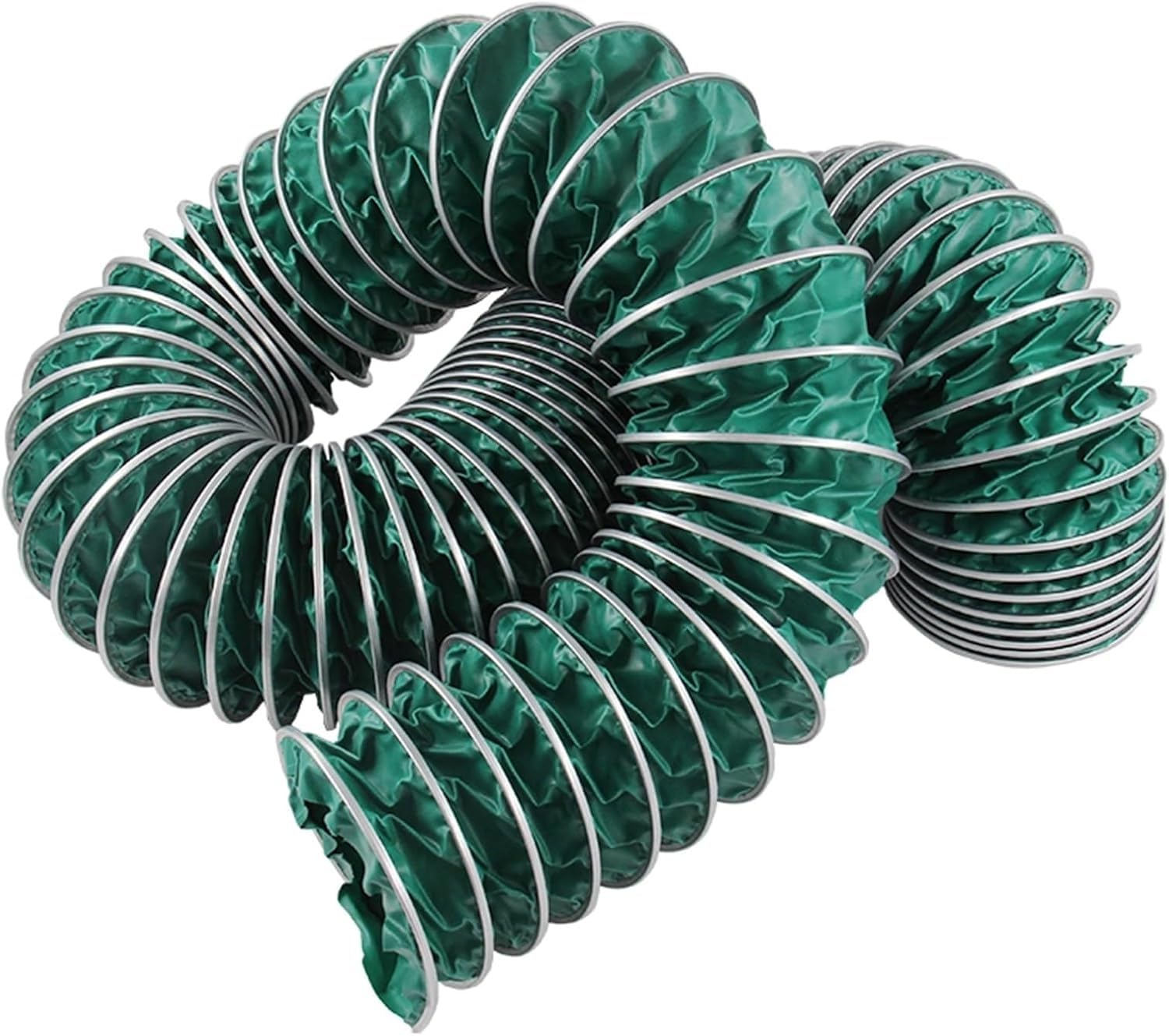 Tubo Flexible Ducto portátil de Aire Acondicionado Aislado para Ventiladores/Ventiladores/Sistemas de Aire, Ducho de ventilación Comercial ﻿(L 4m/13ft,150mm/5.9")