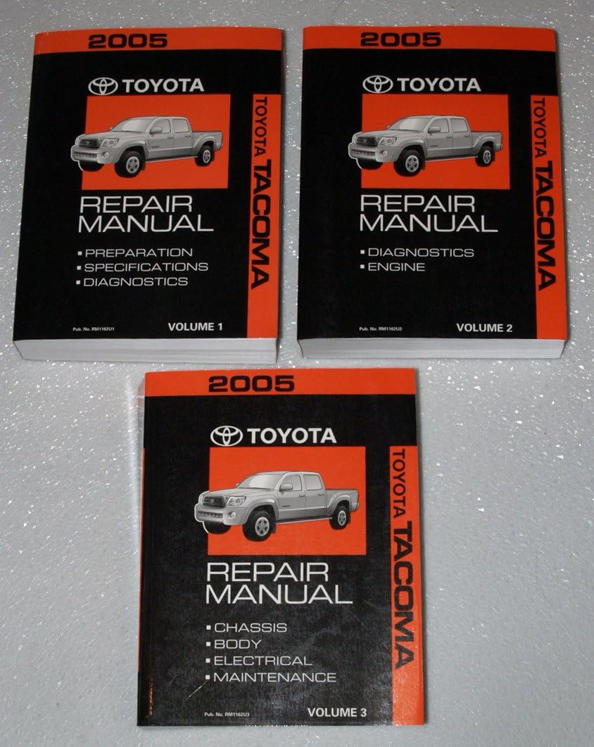 2005 Toyota Repair Manuals Automotive