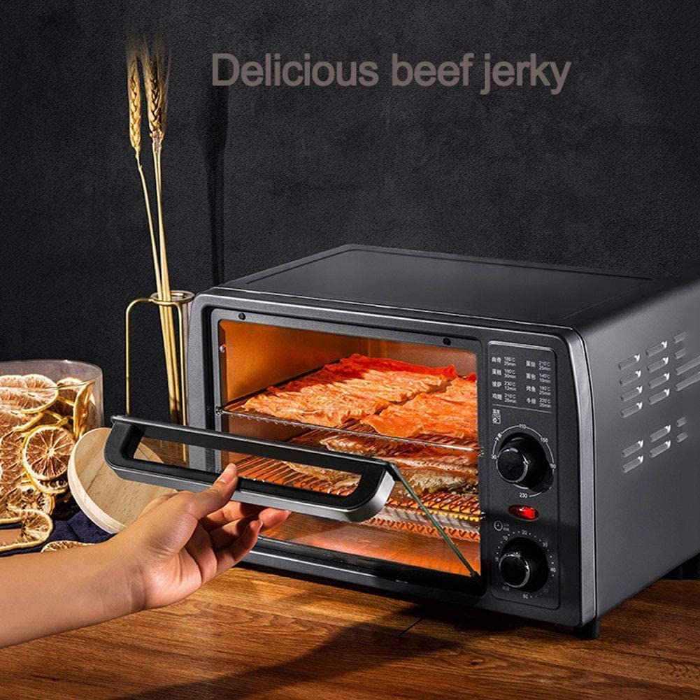 Forno Tostapane ， Forno Tostapane A Convezione con Spegnimento Automatico ， Mini Forno Potenza Regolabile ， Timer 60 Min ， Cuocere ， Accessori Inclusi Utili