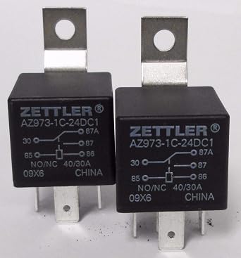 AZ973-1C-24DC1 Electromechanical Automotive 24 V Relay Pack of 2