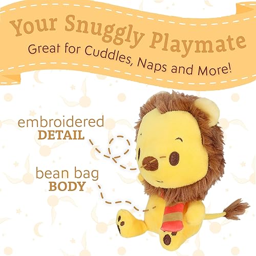 Miniatura 3 de Kids Preferred Harry Potter Gryffindor - Peluche de león con bufanda a rayas rojas y doradas, Hogwarts House coleccionable para bebés, niños