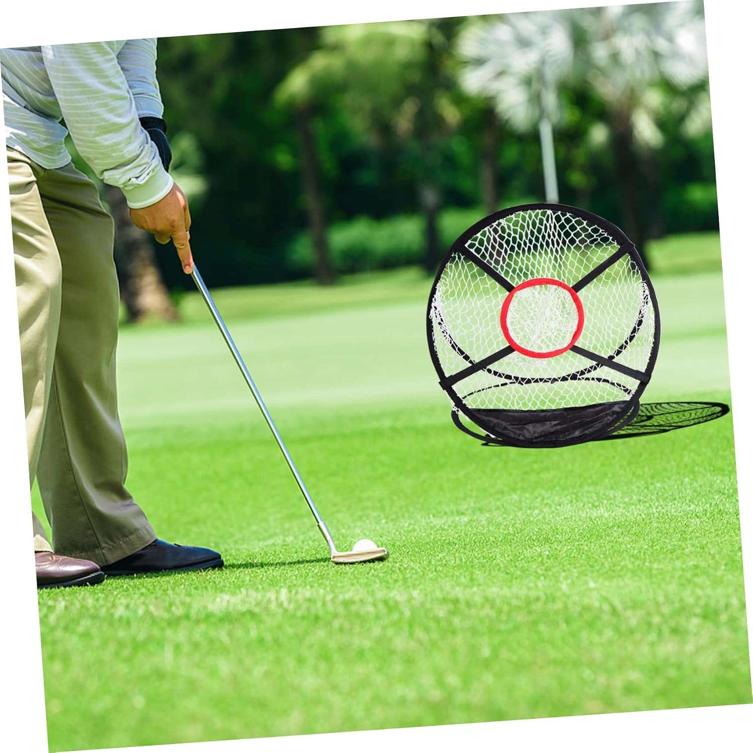 Chipping Practice Net for Golf Portable Golf Hitting Net Training Tool Fine Craftsmanship