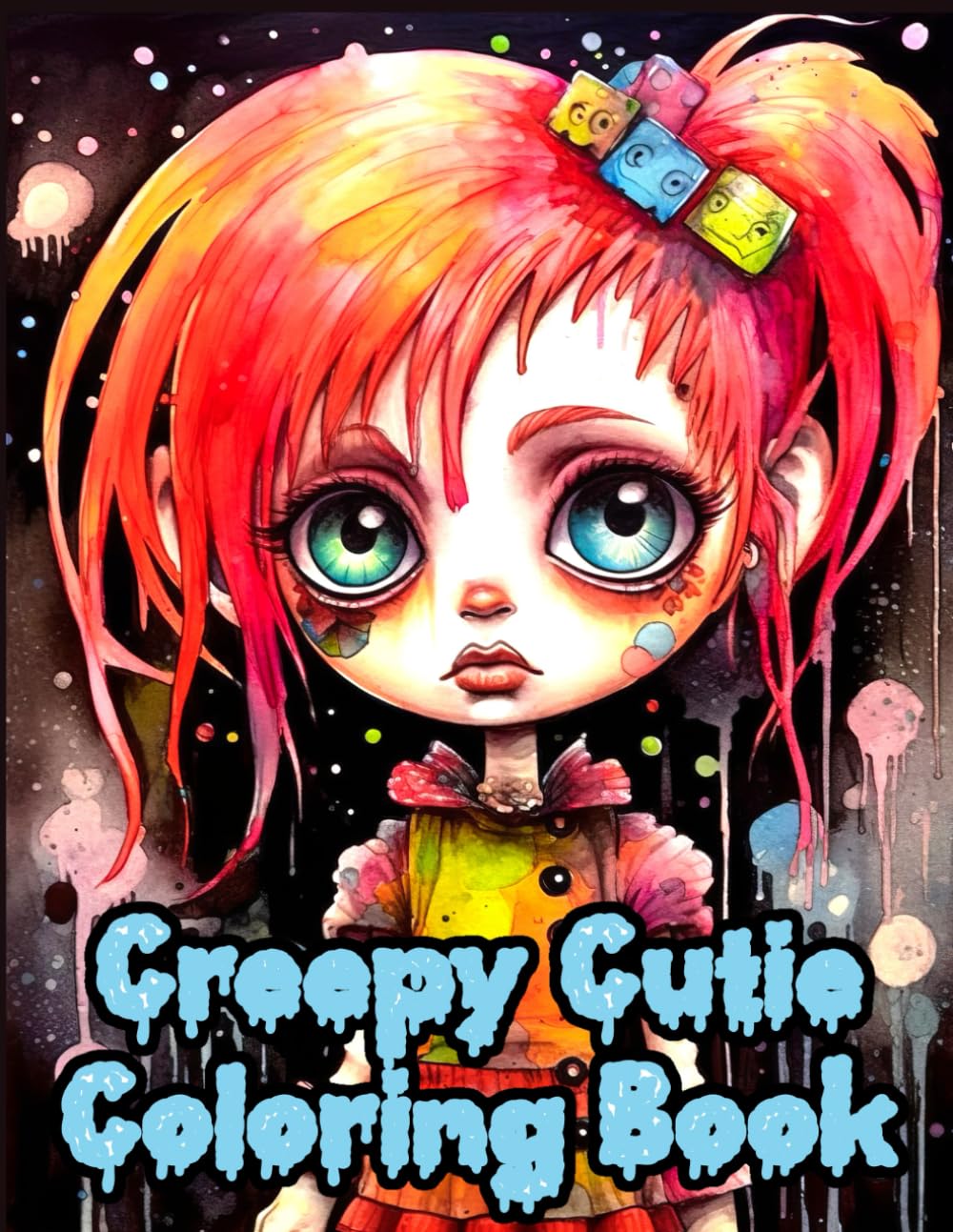 Creepy Cutie Coloring Book: Spooky Kawaii Girls for Stress Relief & Relaxation - Perfect for Adults and Teens Seeking Fun and Creativity
