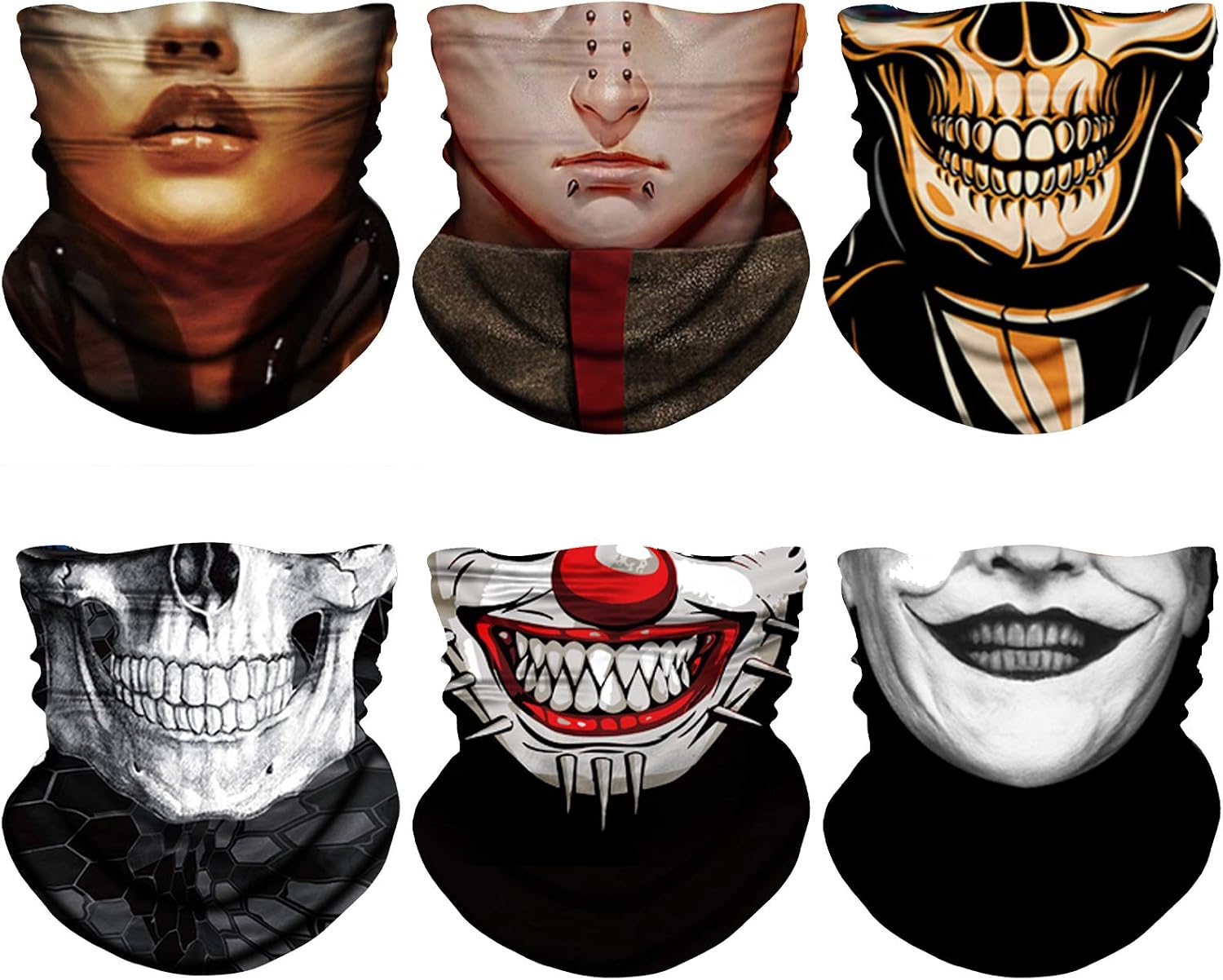 NTBOKW Neck Gaiter Face Mask for Men Women Bandana Face Mask Headband Headwear Gaiter Mask Multifunctional Headwear Seamless Face Cover Scarf Mask Breathable for Outdoor Windproof Sun Dust