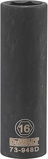 DEWALT DWMT73948OSP 6 Point 1/2' Drive Deep Impact Socket 16MM