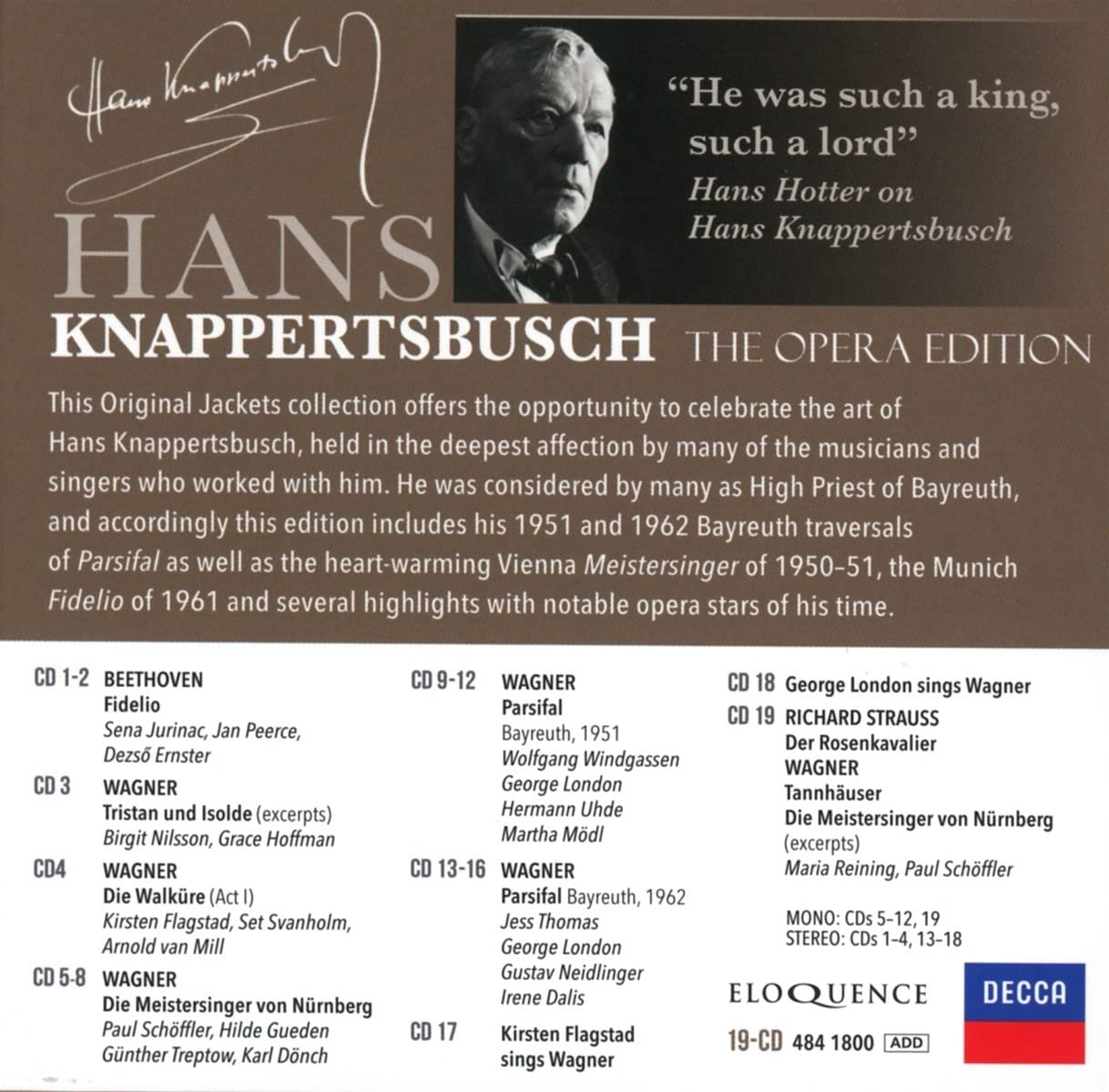 Hans Knappertsbusch - The Opera Edition
