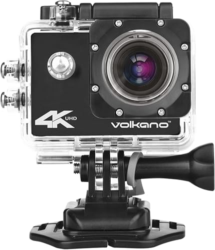 Volkano VK-10005-BK Extreme Series 4K Action Camera, Black