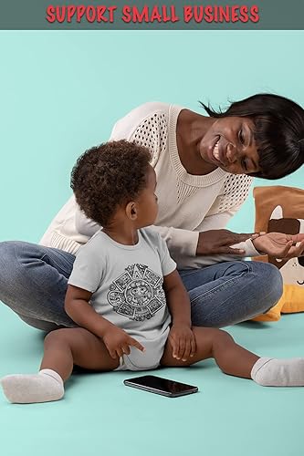 Miniatura 4 de ShirtBANC Body gráfico de calendario maya, cultura mixteca inca azteca, 6-24 meses