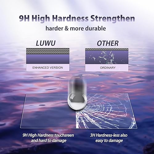 Miniatura 5 de Protector de pantalla de vidrio para Infiniti Q50 Q60 2018-2024, protector de pantalla de vidrio templado para Infiniti QX50 QX55, 9H, antiarañazos,