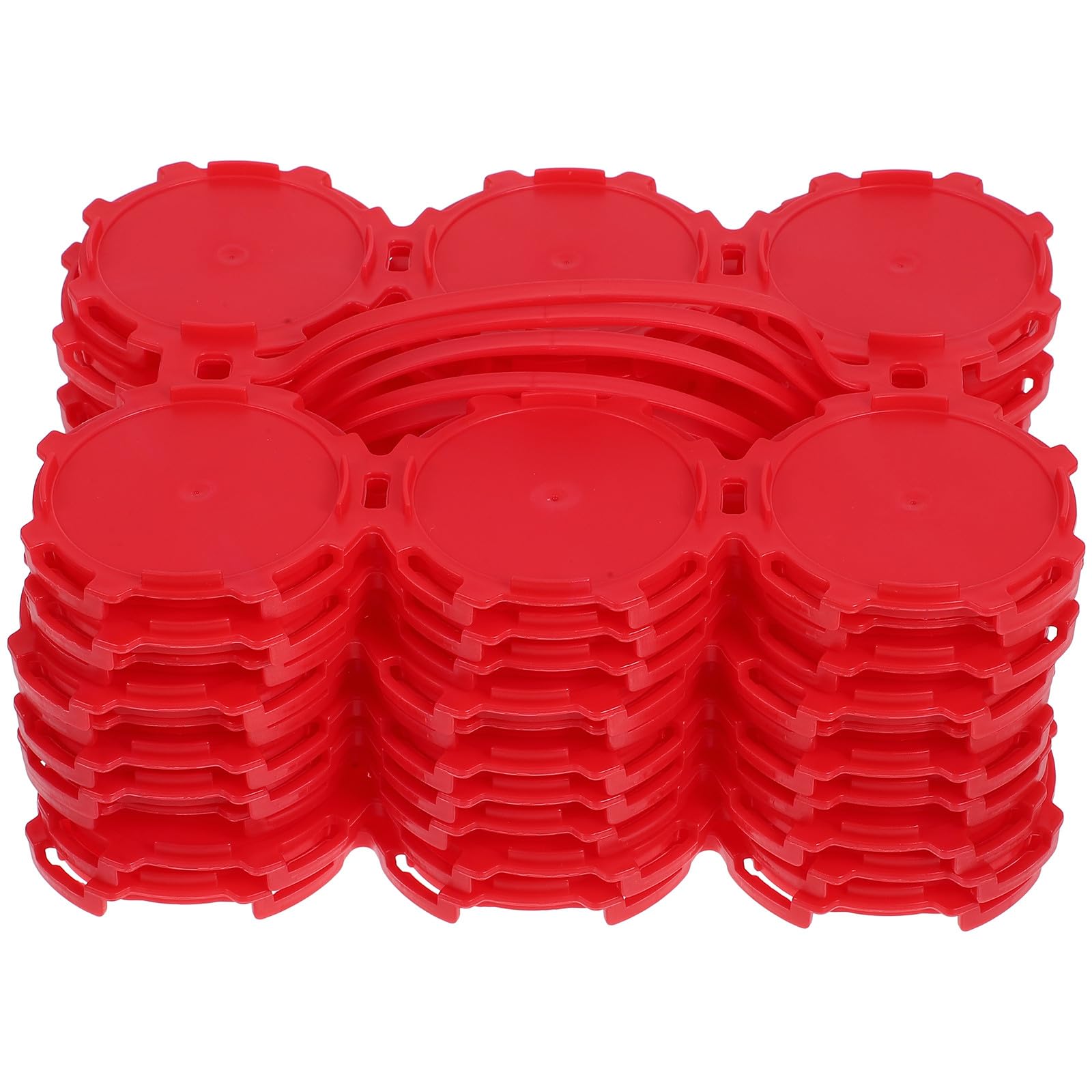 POPETPOP Bierdosenhalter aus Robustem Pe 10 Stück mit Stabilem Griff für Dosengetränke für Strand und Picknick