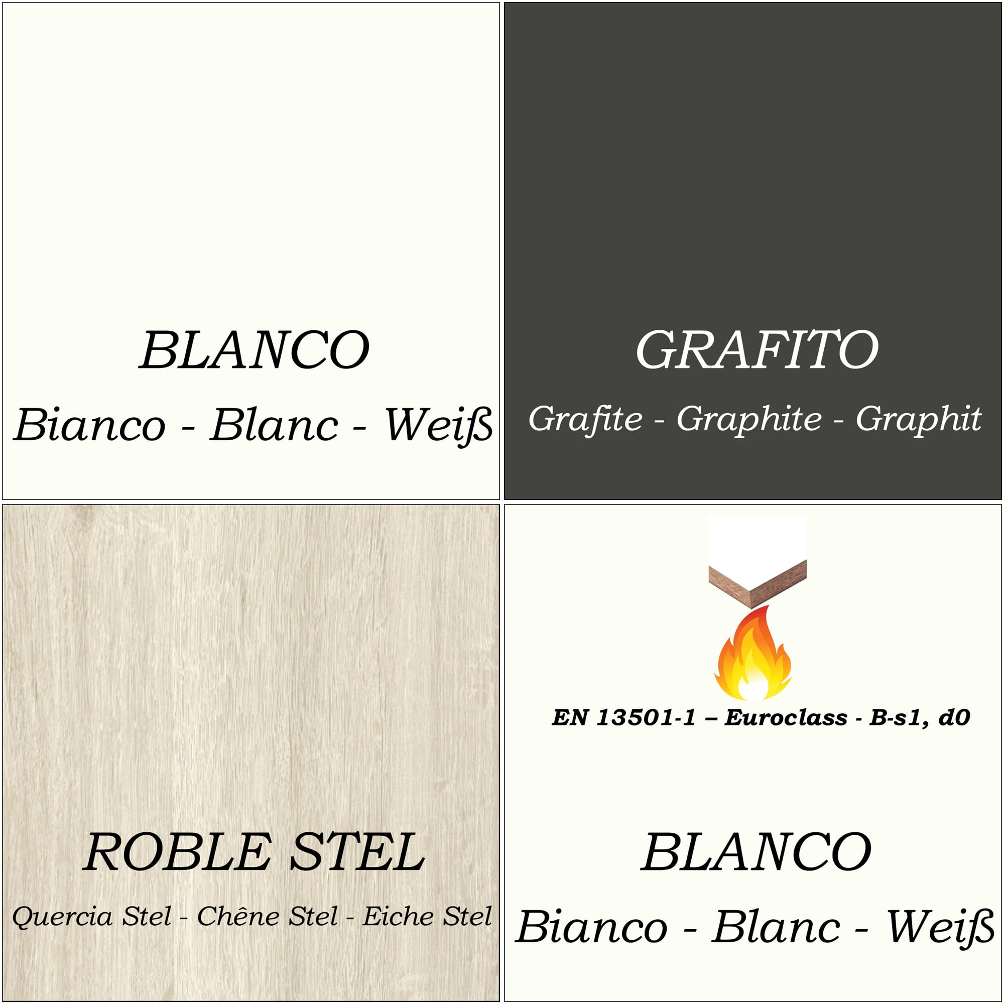 Henor Bancone Reception Ebro. 110 x 60/75 x 110 cm. Legno Con tavolo interno. Ideale per ufficio, reception, attenzione, commercio. Bianco Opaco