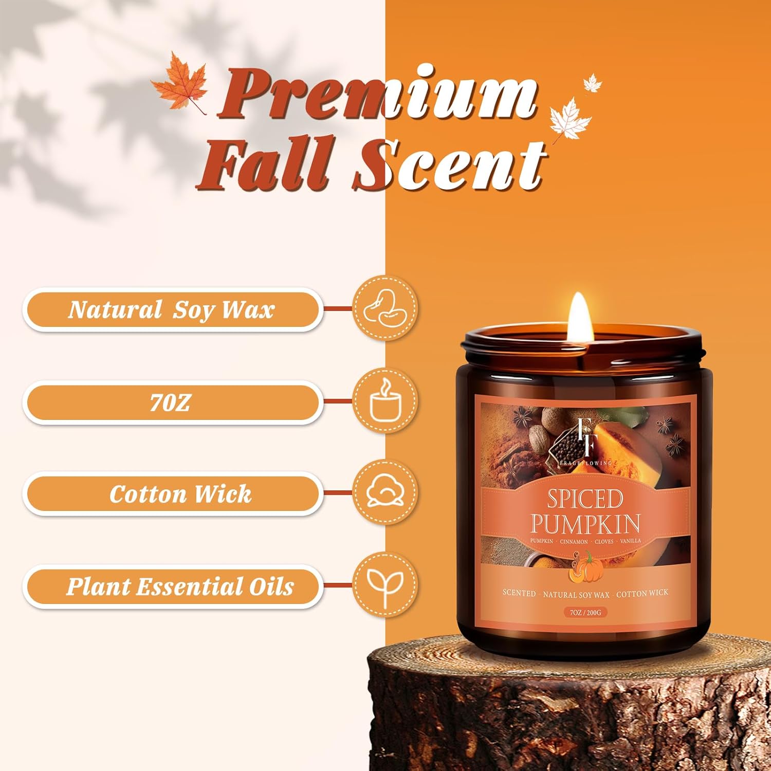 Autumn Essence: Four Aromatic Soy Candles for Cozy Seasonal Vibes