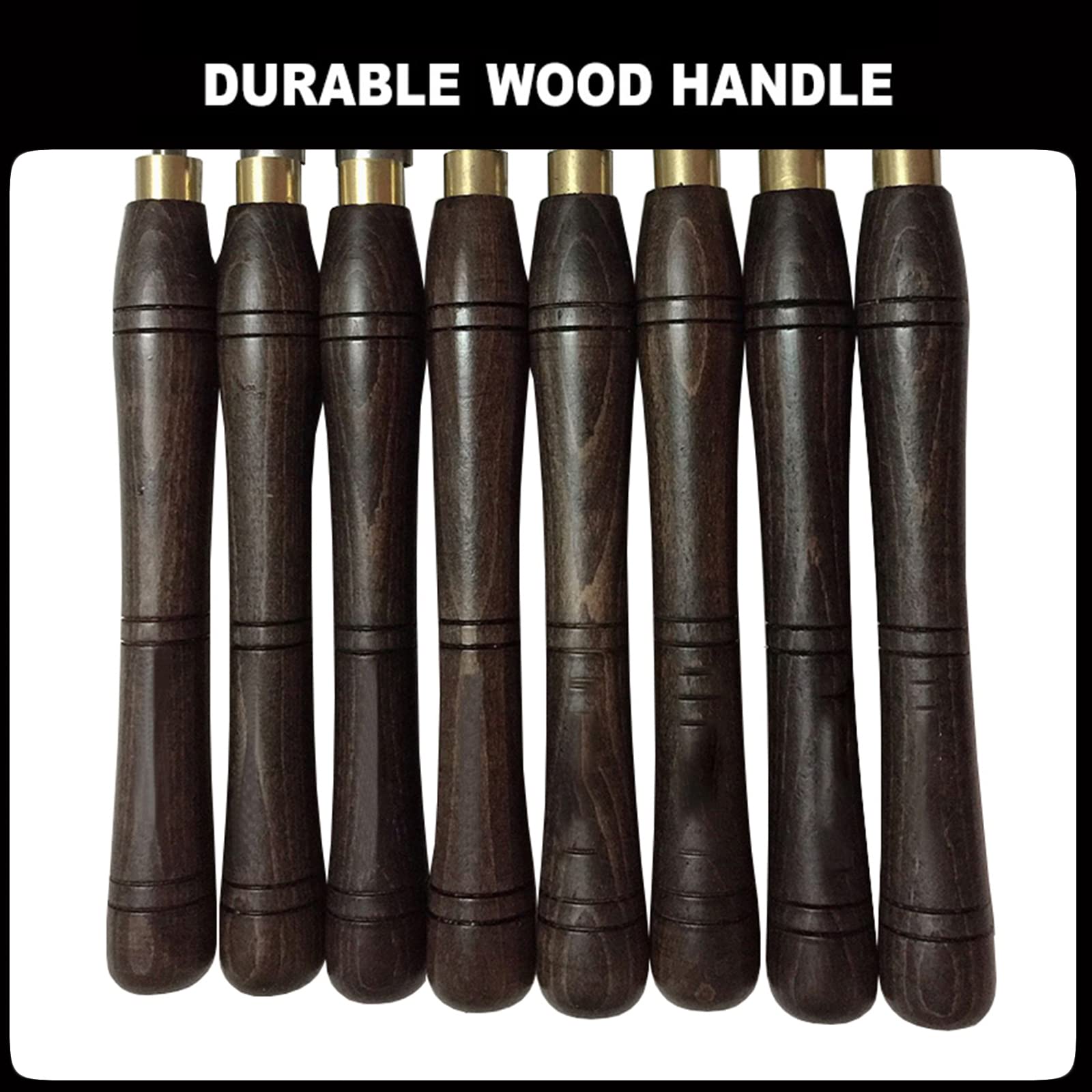 Herramientas De Torno Madera HSS 1 Piezas, Formones Para Tallar Madera, Cinceles Para Tornear Madera, Cincel De Torno Para Carpintería Para Aficionados Al Bricolaje,1" skew chisel