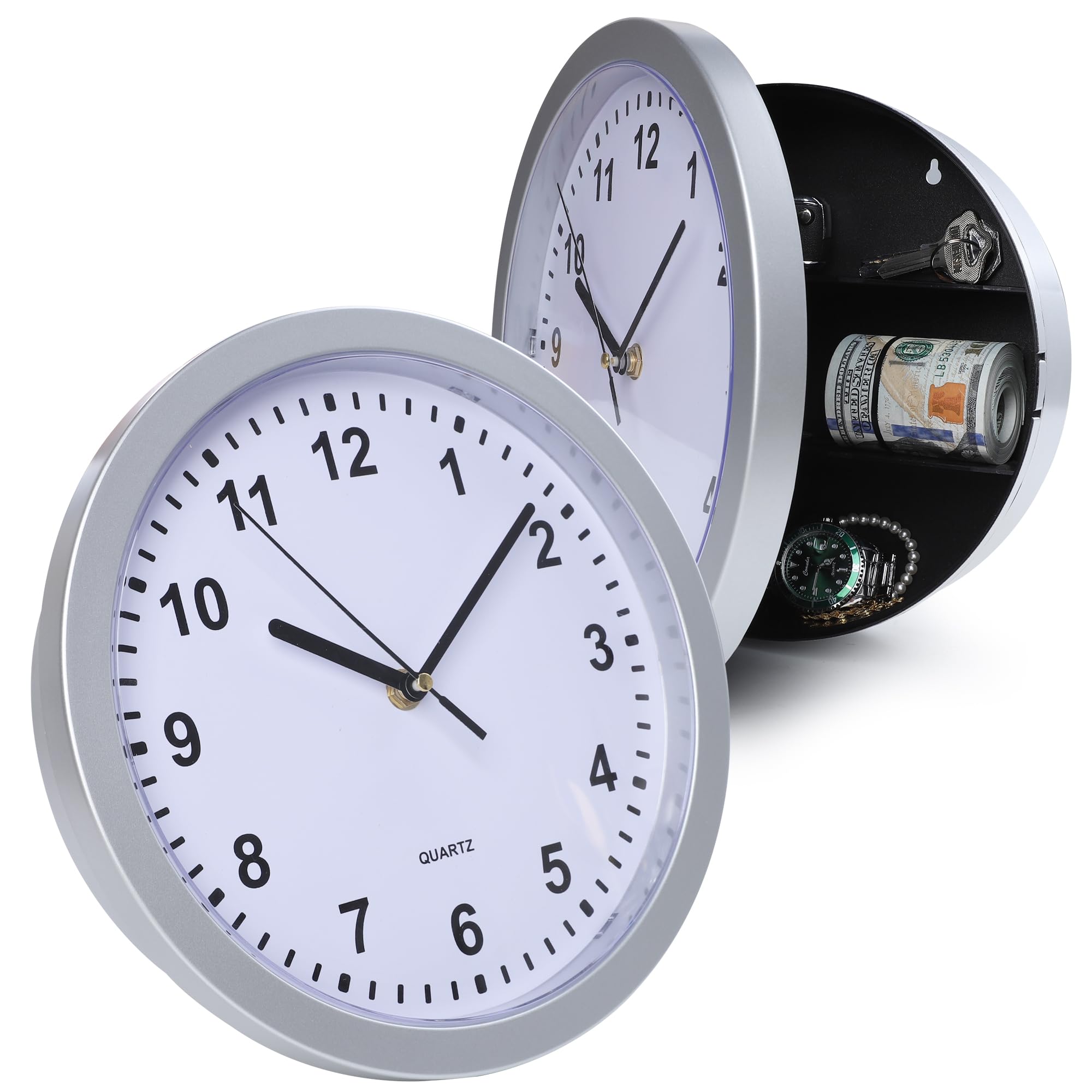 インテリア時計 creative drug store CDSxVERDY WallClock Hidden Safe Wall Clock, Valuables Diversion Safe, 10 inch