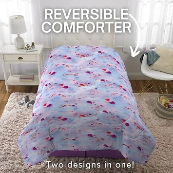 Disney's Frozen 2 Kids Bedding Super Soft Microfiber Reversible Comforter, Full, (Officially Licensed Product) By Franco