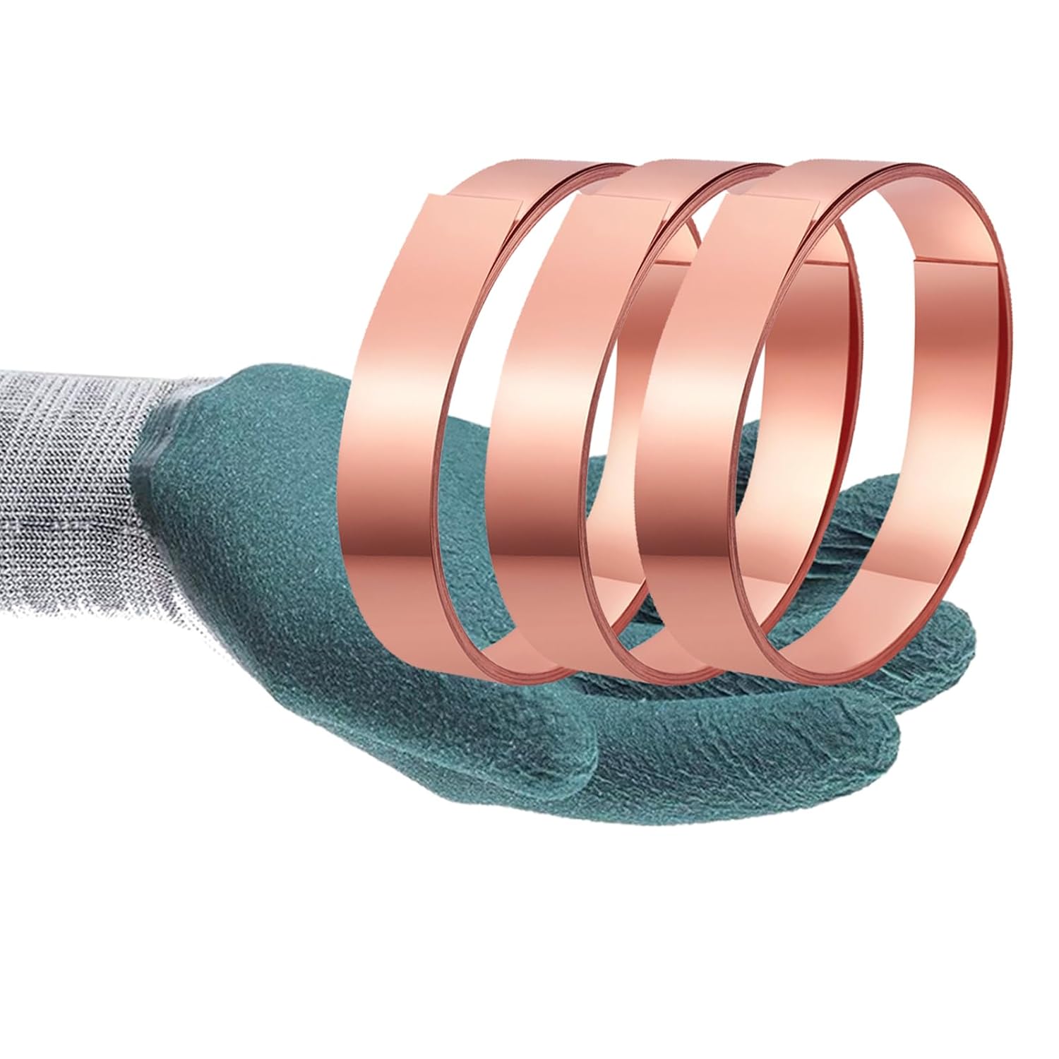 Pure Copper Sheet Roll, 0.02mm x 100mm x 2000mm, 99.9% Copper Foil for Jewelry, Crafts, DIY, Electrical