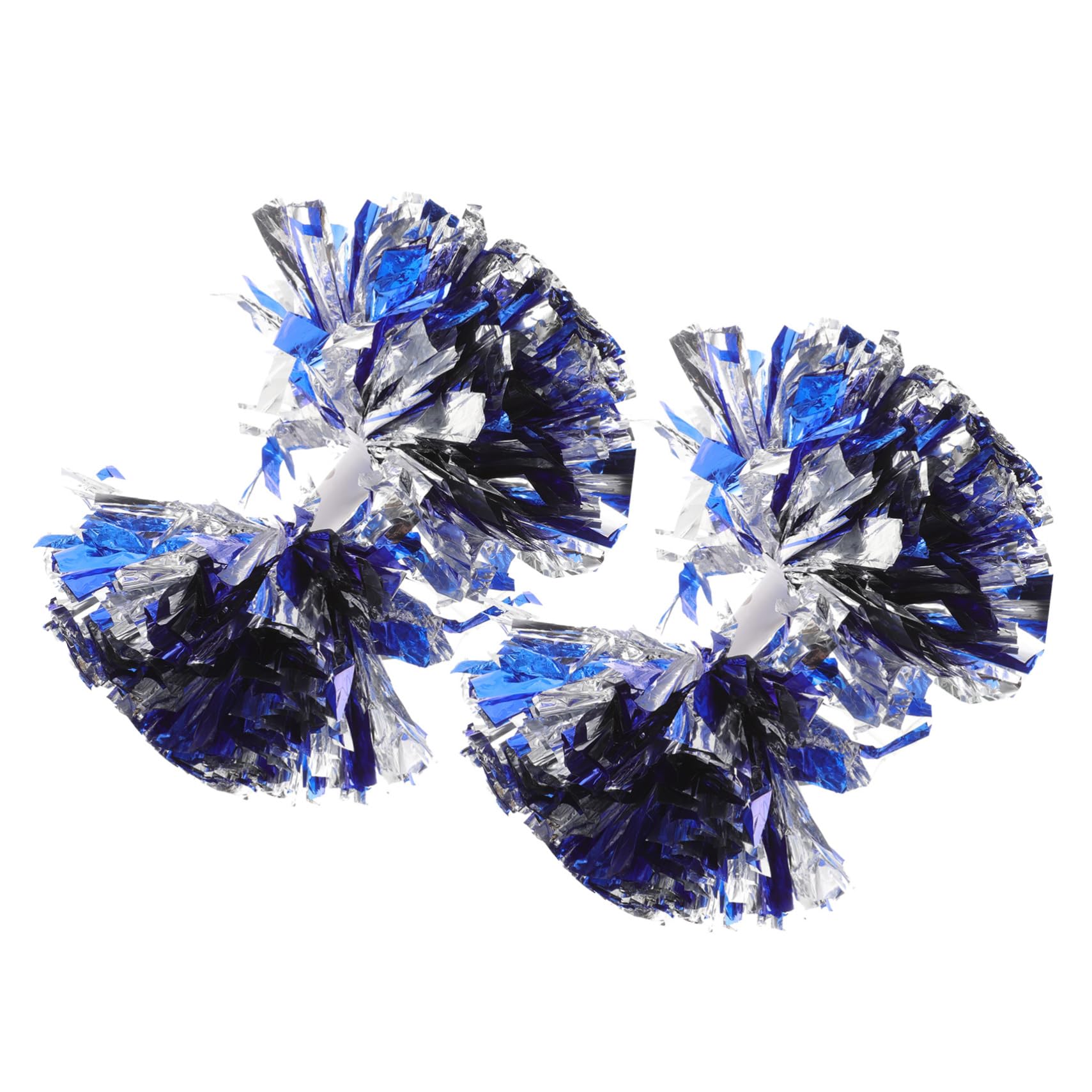 Amazon.com : BESPORTBLE 2Pcs Blue and White Cheerleading Pom Poms