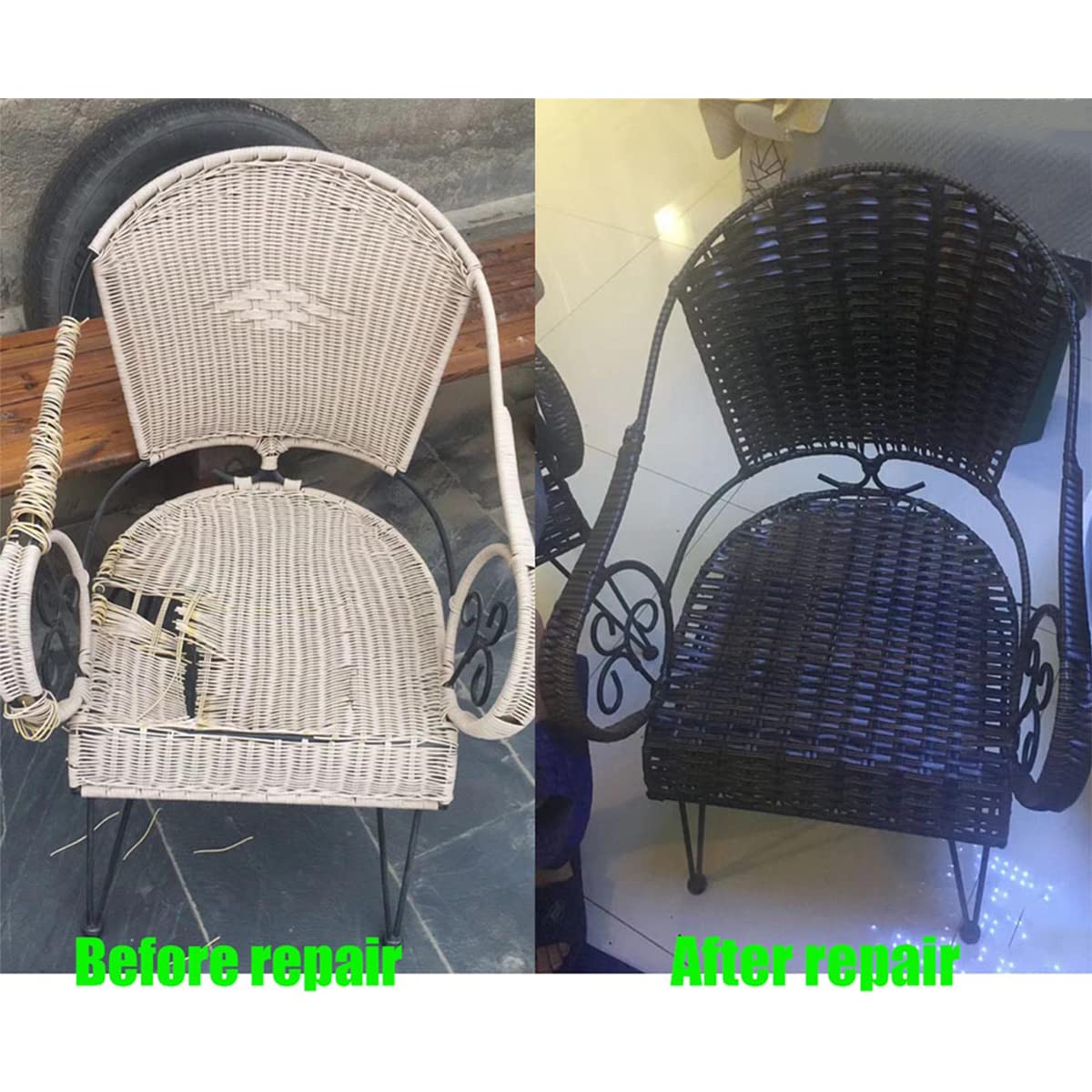 Rieten Reparatieset, Plastic Rotan Voor Reparatie Platte Rieten Meubels Reparatie Vervanging