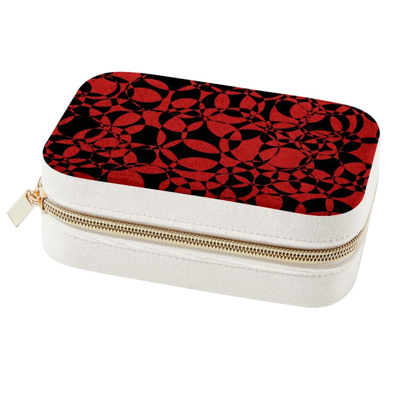 Organiseur de bijoux de voyage compact avec rangement boucles d'oreilles
