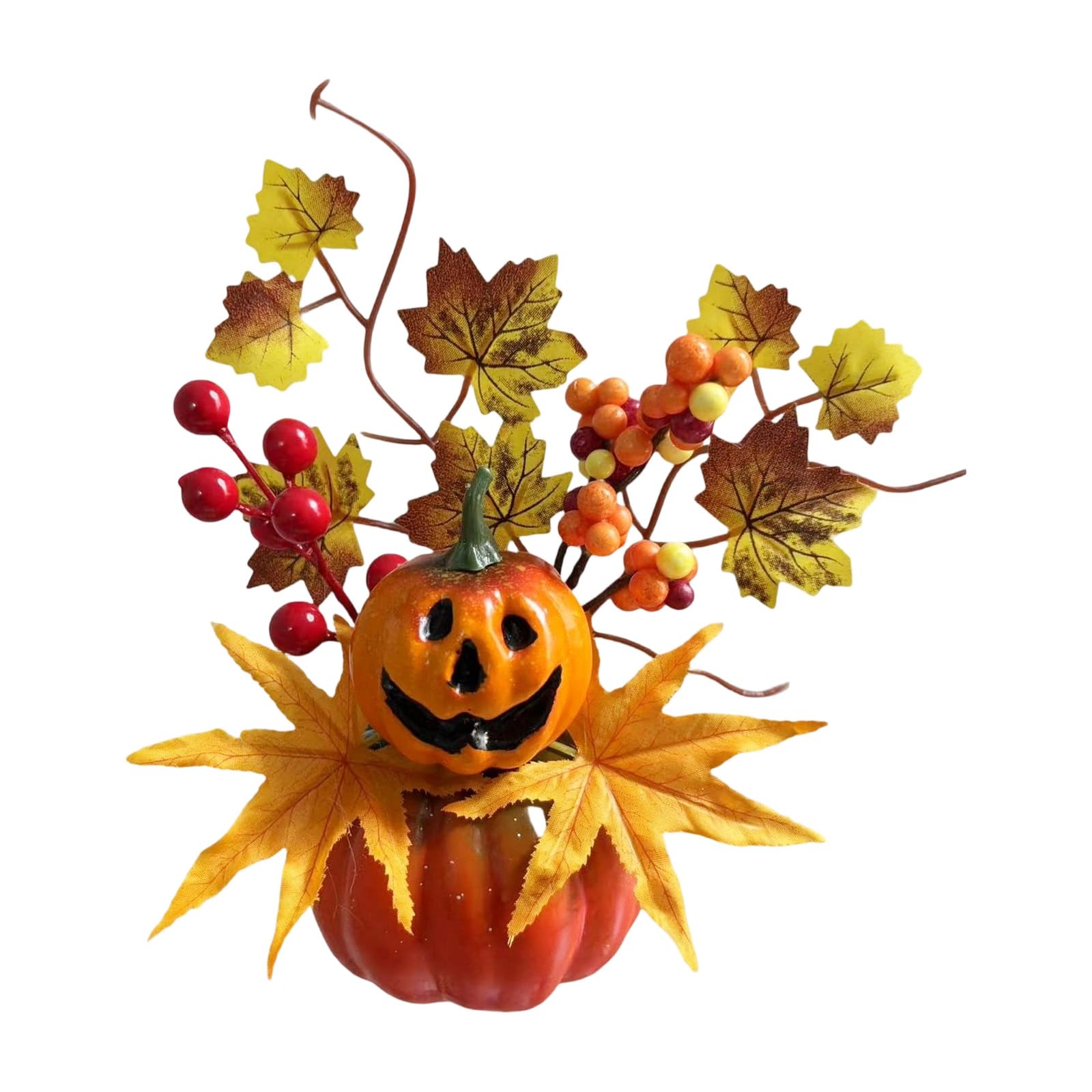 Nucelit Realistic Fall Pumpkins Halloween Decoration User Friendly Foam Materials Sturdy for Indoors Outdoor Party Decors Foam Halloween Pumpkins Fall Decors