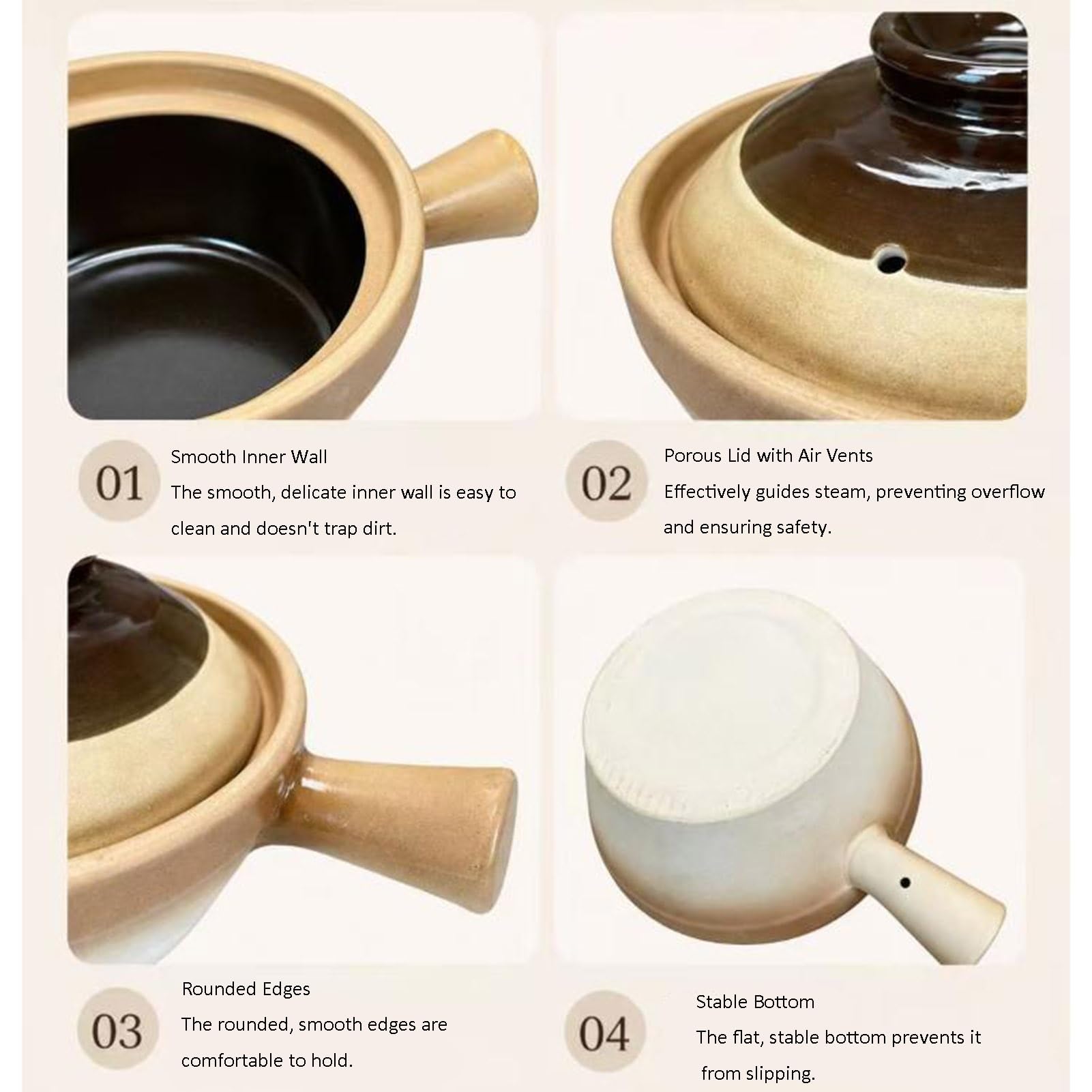 Olla de barro | For cocinar guisos con arroz y avena