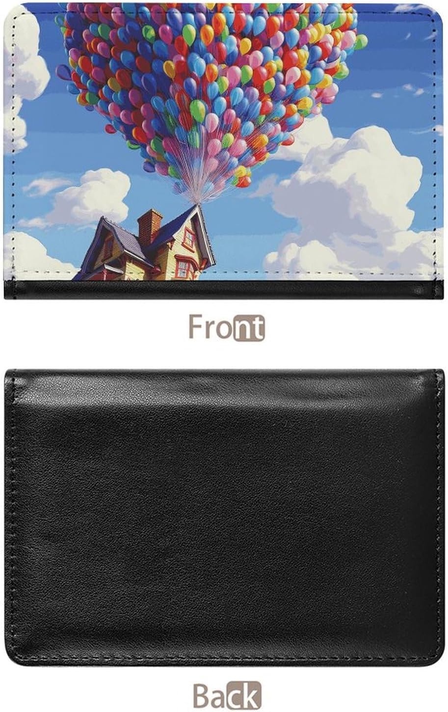 Passport Holder Travel Accessories Colorful Balloon And House Waterproof Passport Travel Wallet with Card Slots for Women Men
