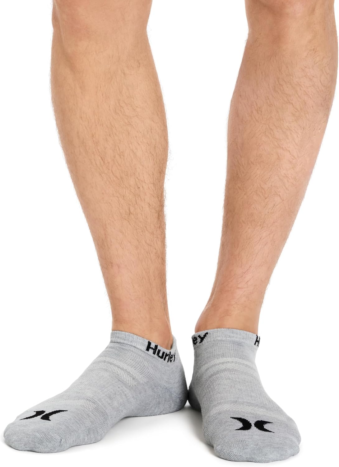 Hurley Mens 8 Pack Sport Cushioned Low Cut Socks - Image 2