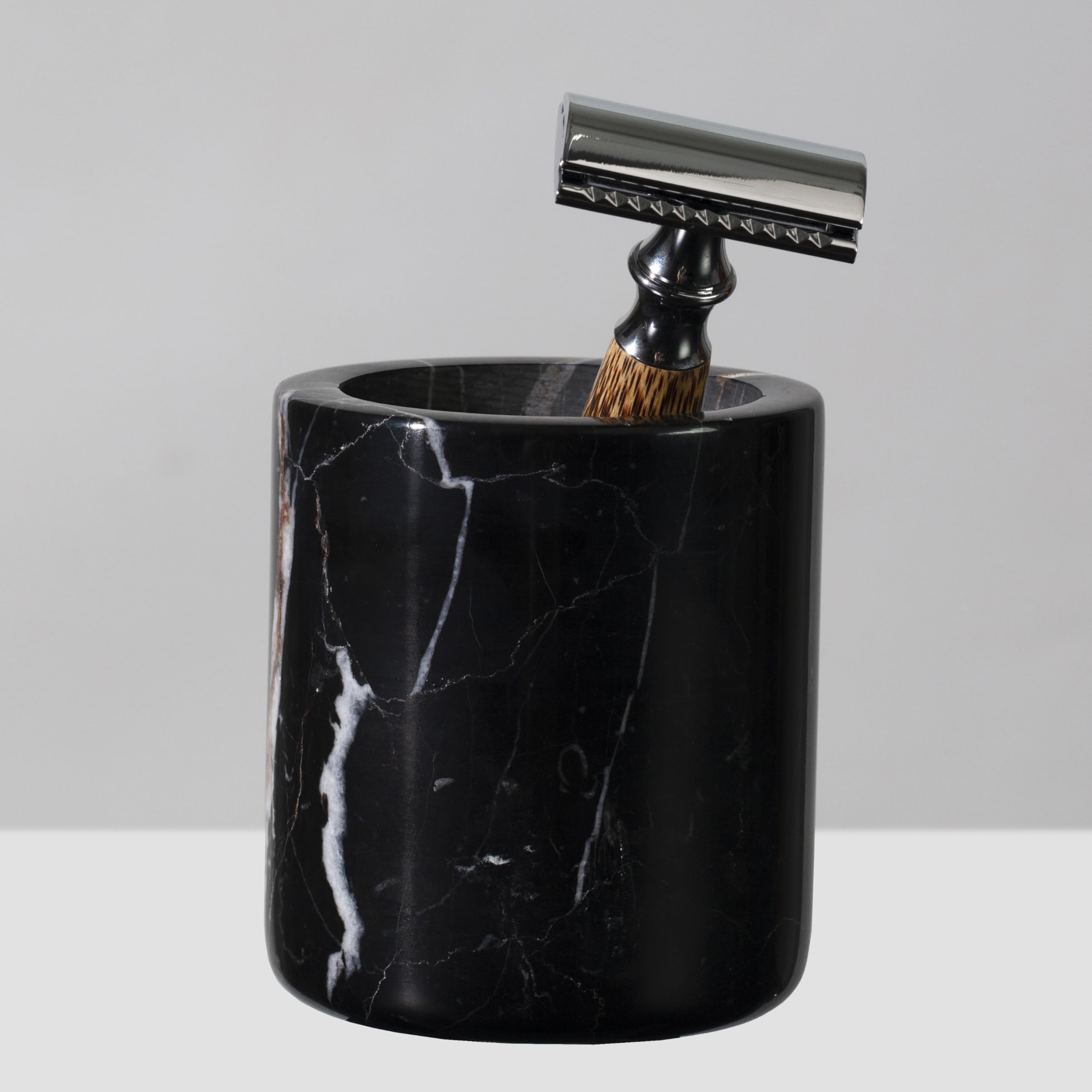 Black Marble Bath Accessories Set (Toothbrush Holder)