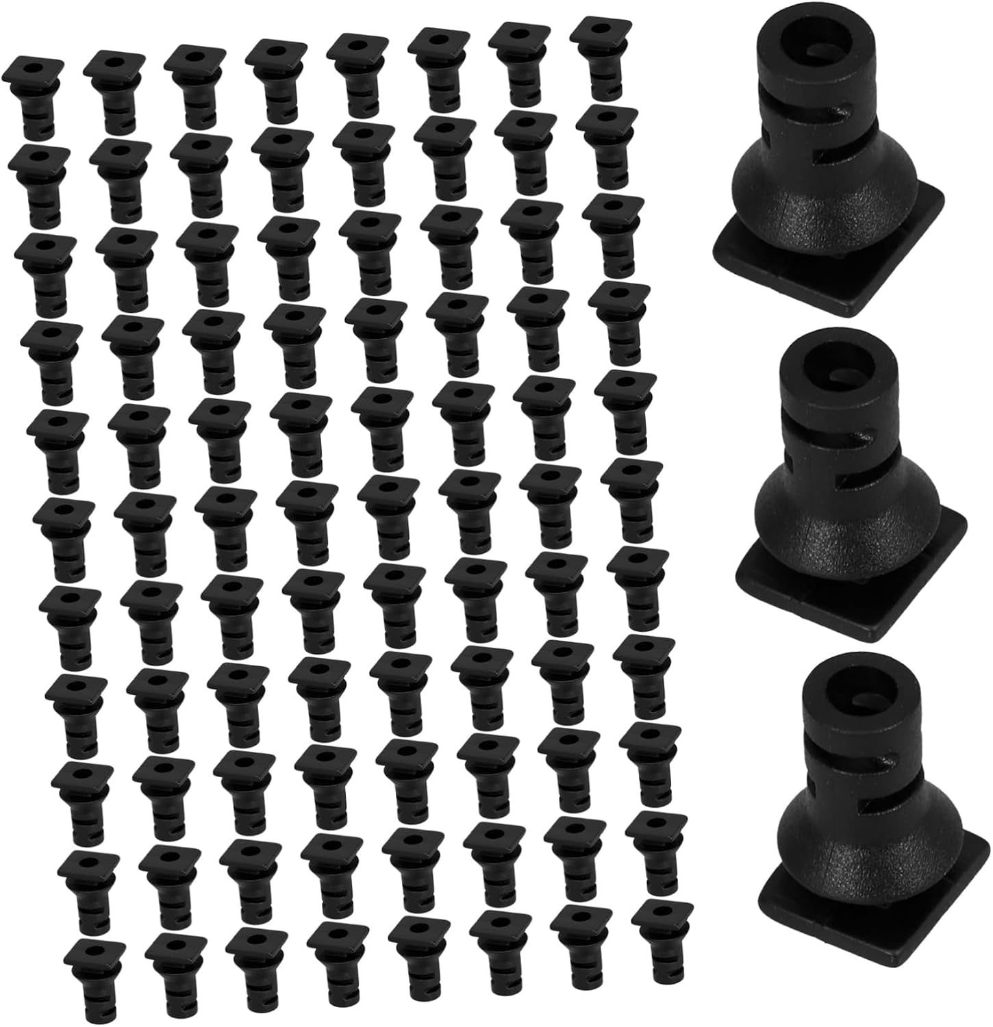 100Pcs Strain Relief Connectors Durable Cable Protector for Electrical Wires Easy Installation Material for Enhanced Wear Resistance for Wiring and Control Boxes