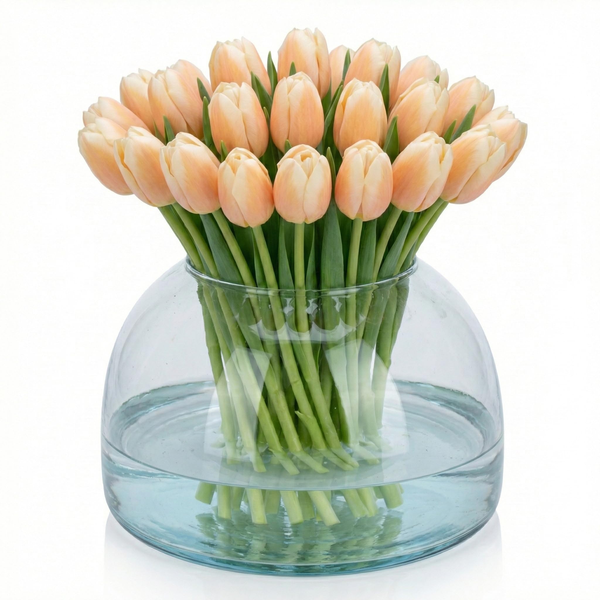 Urbnliving Clear Glass Fish Bowl Bubble Flower Vase Dinner Office Wedding Centrepiece Decor Ornament Flowers