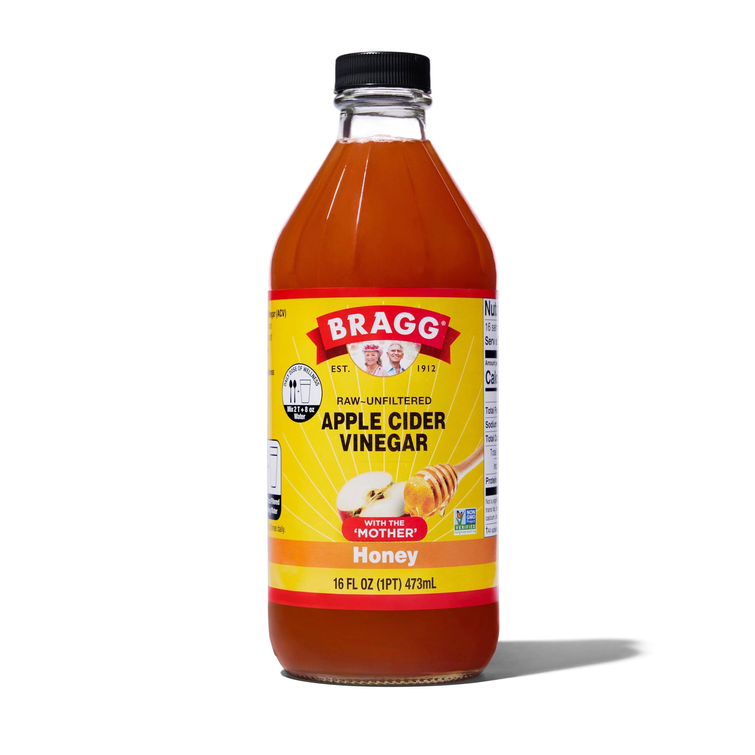 Amazon.co.jp: BRAGG アップルサイダービネガー ハニーブレンド 473ml