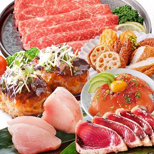 定期便(2回配送)枕崎お楽しみ便(黒毛和牛・まぐろ・手作りハンバーグ・さつまあげ等)