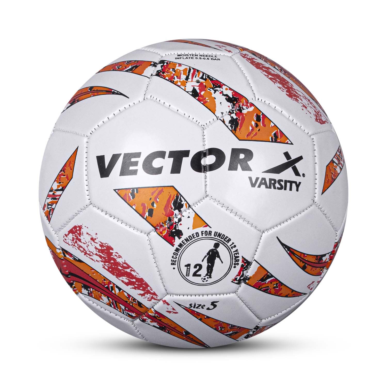 Vector X Varsity PVC Machine Stitched Football (Color : White-Orange) Size : 5 (B0CJXS78TZ) Amazon Price History, Amazon Price Tracker