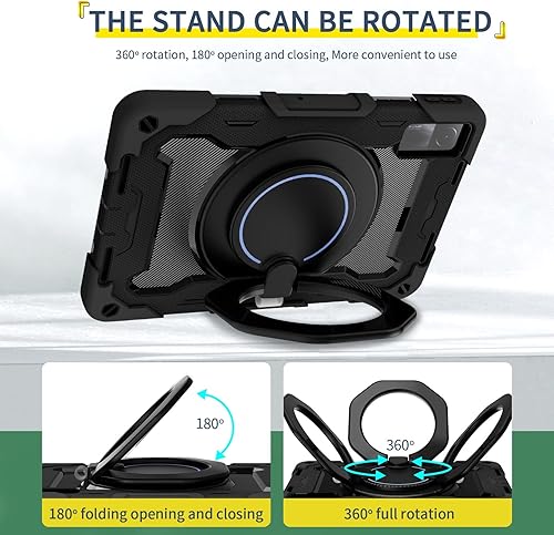 Miniatura 4 de Funda protectora para tableta con soporte para niños, compatible con Xiaomi Redmi Pad de 10.61 pulgadas lanzada en 2022, funda con mango giratorio