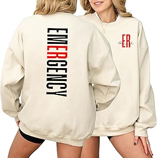 Custom Emergency Department Sweatshirt and Hoodie - Personalized ER Nurse Sweatshirt