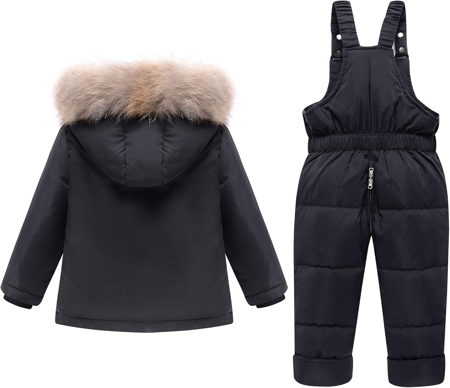 2-Piece Toddler Snow Suit, Baby Snowsuit, Infant Snowsuit Toddler Girl Boy Snowsuit, Kids Winter Coat Snow Pant 2-8T - Image 2