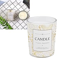 Vista 4 de Vela perfumada, vela perfumada de vainilla de aromaterapia con largo tiempo de combustión, vela relajante y calmante para mujeres, cumpleaños, San