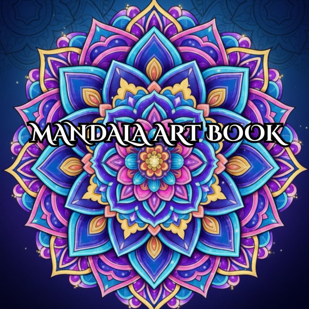 Stress Relief Mandala Coloring Book: Relaxing Designs for Mindfulness & Anxiety Relief