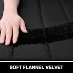OLANLY Soft Memory Foam Bath Mat, Non-Slip and Super Absorbent Bathroom Mat, Machine Washable Quick Dry Bath Mats for Bathroom, Shower, and Tub, 16" x 24", Black
