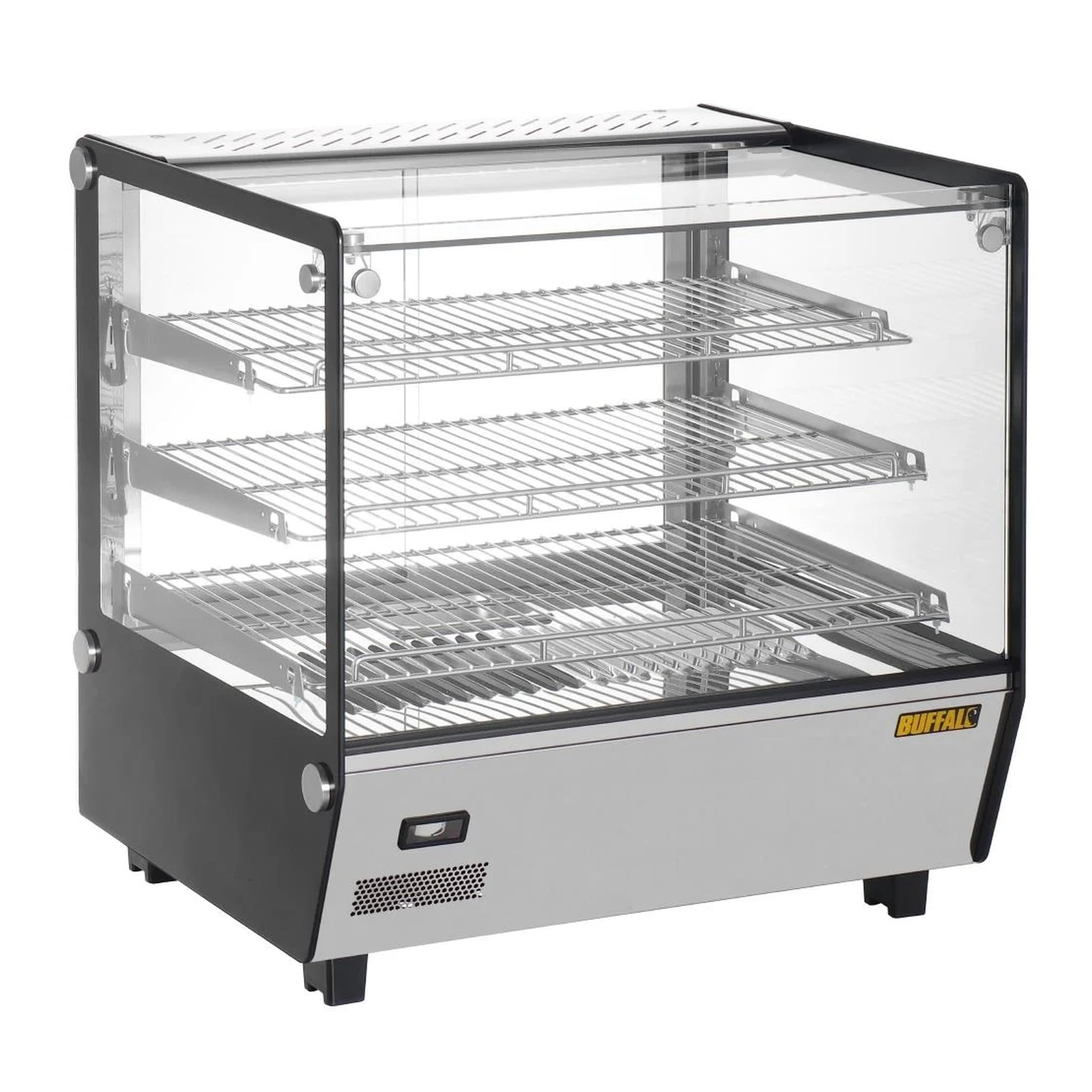 Buffalo Square Countertop Heated Food Display, 120Ltr