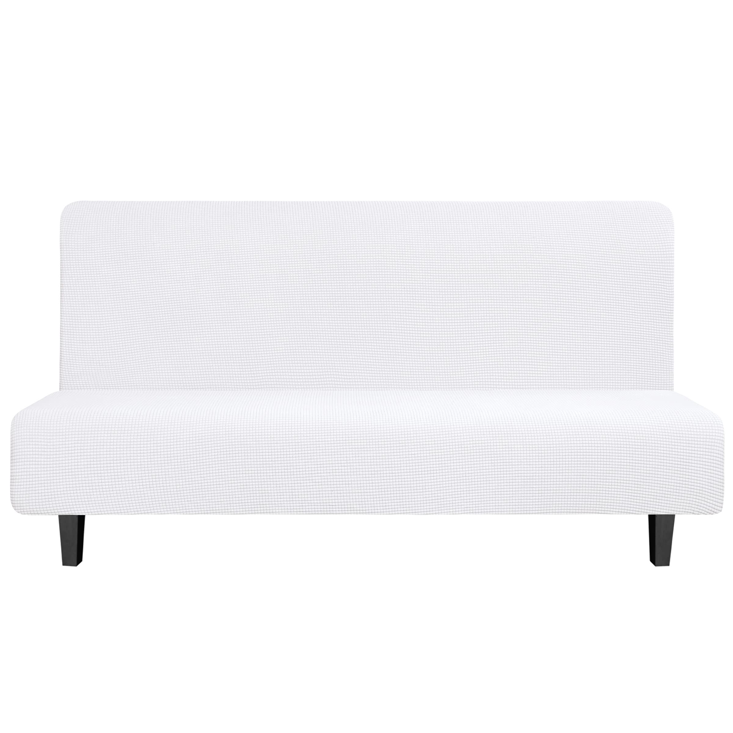 Easy-Going Stretch Sofa Slipcover Armless Sofa Cover Furniture Protector Without Armrests Slipcover Soft with Elastic Bottom for Kids, Spandex