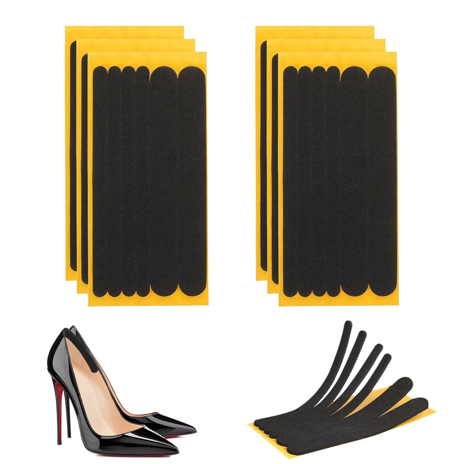Photo 1 of 36PCS Sling Back Heel Grips Invisible and Soft Anti Slip Sling Back Grips Adhesive Thin Heel Straps Liners for Loose Shoes Sandals Sling Backs High Heel Cushion Pads Pinch Protection